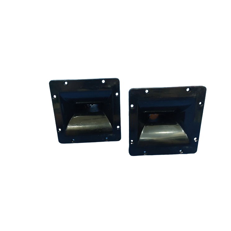 Họng loa treble vuông 16cmx16cm kèm mặt bích ren trong-1 chiếc
