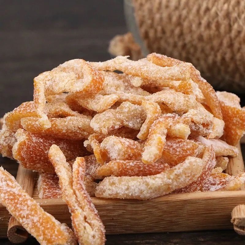 100g Mứt ô mai quất trần bì / Ô mai vỏ quýt sấy đường/ Ô mai quất trần bì sấy cam thảo món ăn vặt ngon tốt cho sức khỏe