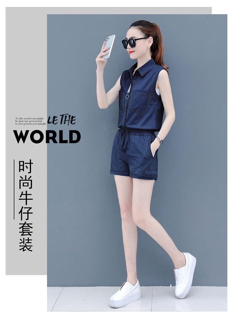 JUMSUIT PHỐI TÚI NGỰC EO THUN S641