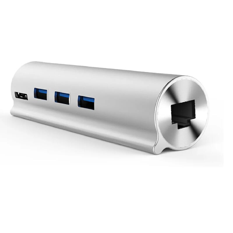 Hub/ Bộ chia USB 3.0 3 Ports + LAN Unitek (Y-3095) + Type-C