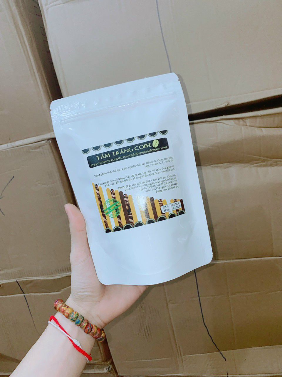 Tắm trắng cà phê - tắm trắng cafe