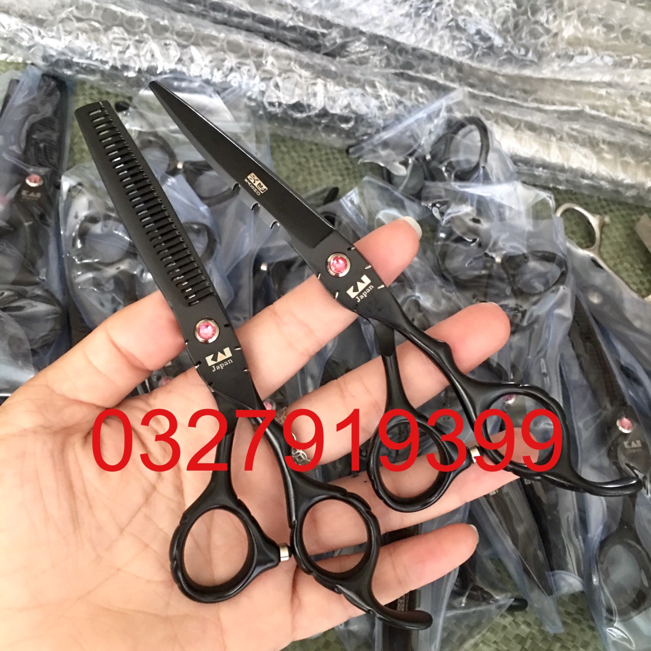 Kéo cắt tỉa tóc cao cấp KAI 6.0in