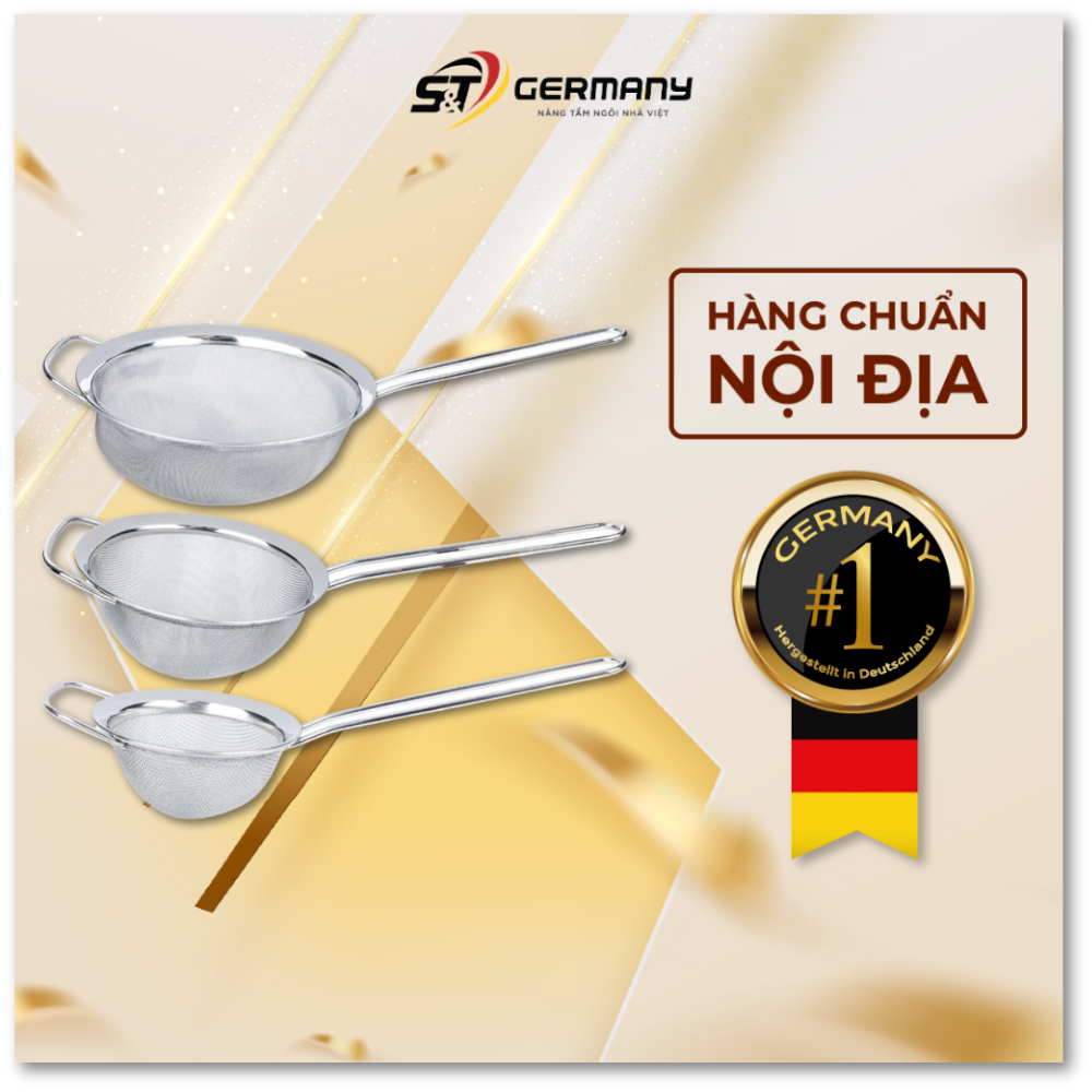 Set 3 rây lọc ernesto, rây lọc 3 size tiện dụng cho gia đình germanysnt 450210