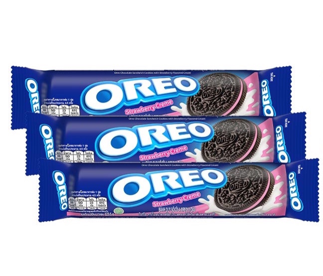 Bánh quy oreo vị dâu 119,6g/ thanh