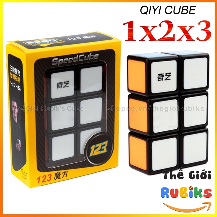 Rubik qiyi 1x2x3 cuboid biến thể 6 mặt 123.