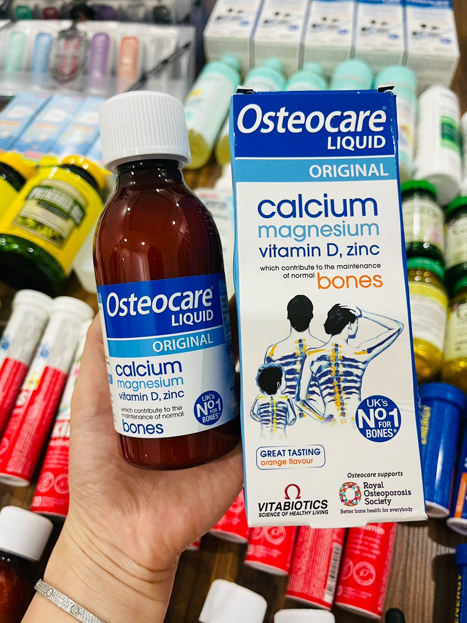 Canxi dạng nước Osteocare Liquid 200ML - Bill Anh