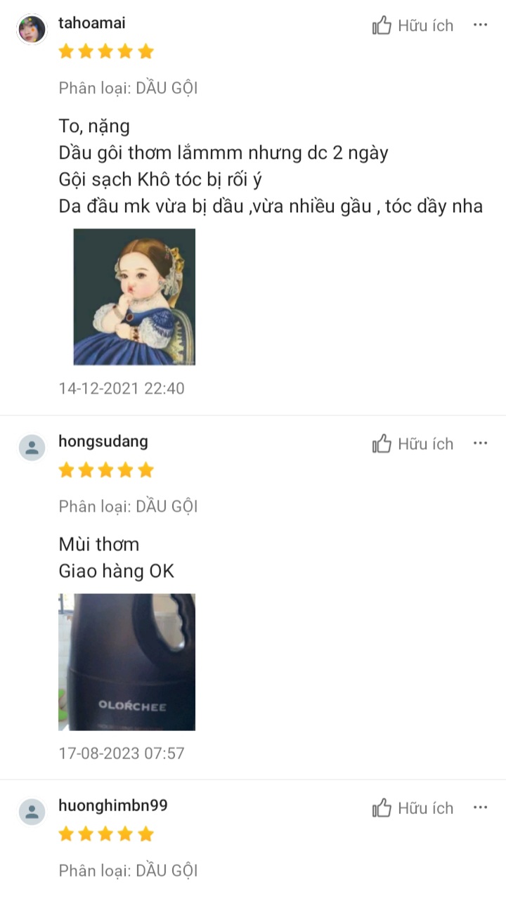Dầu gội xả OLORCHEE siêu mềm mượt 4 LÍT / can