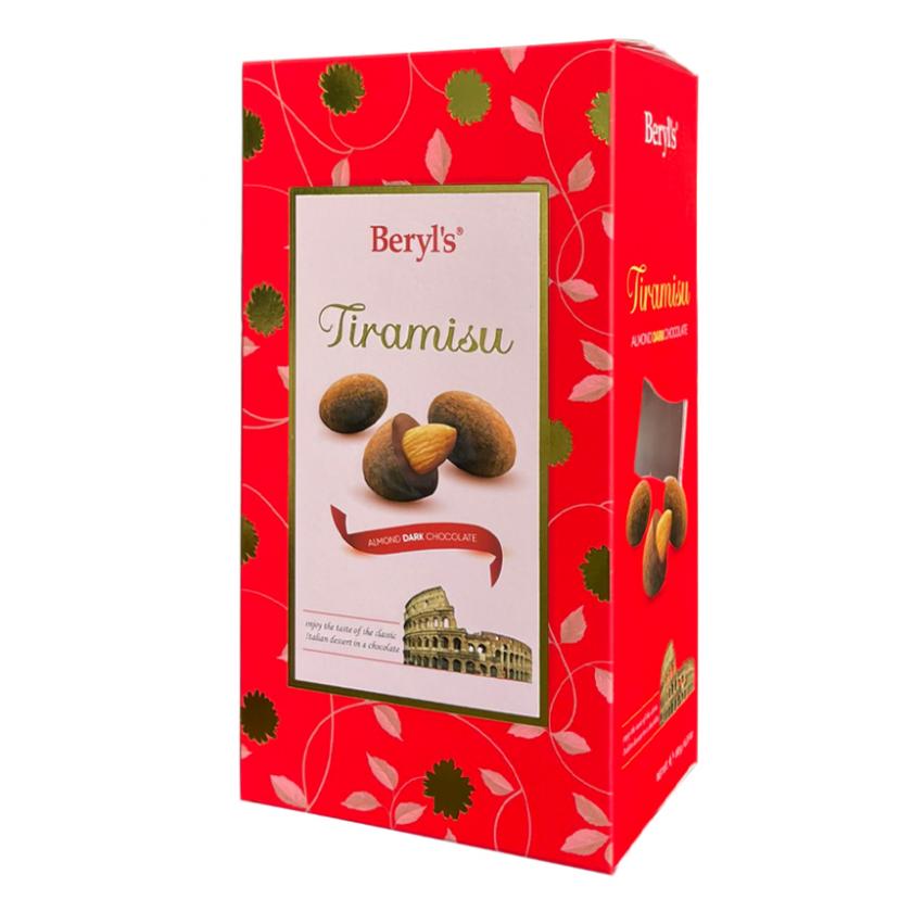 [4 Vị] Socola Tiramisu Beryl's Bọc Hạnh Nhân 200gr - Malaysia