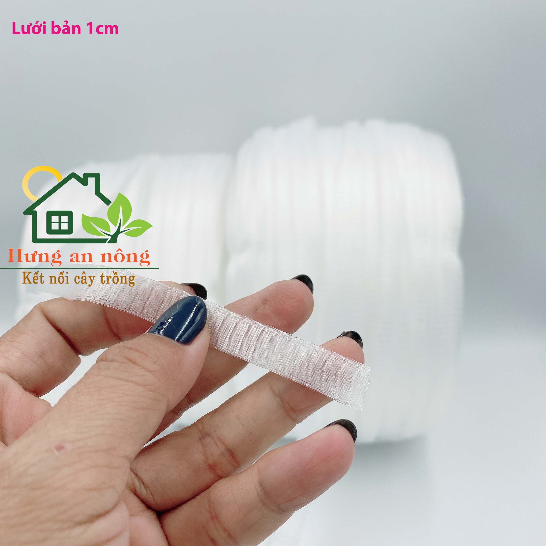 1kg túi lưới đựng phân tan chậm, phân dê, bọc các loại hoa, bọc cố định nhiều loại sản phẩm bản 1cm , 2cm
