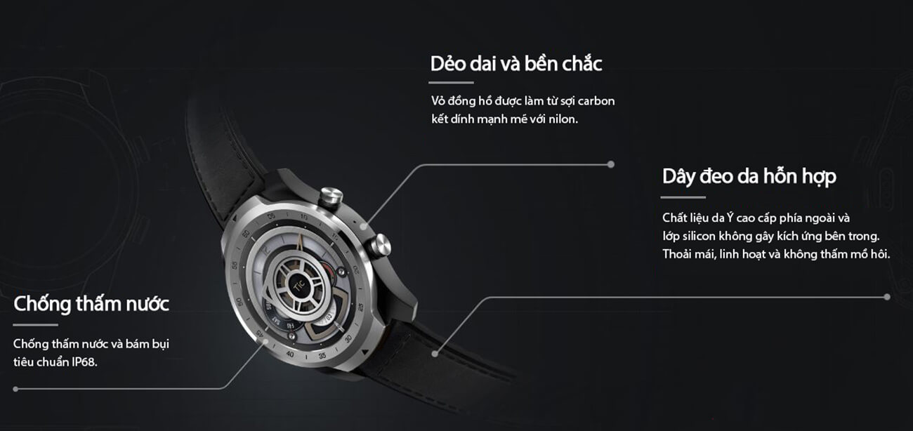 Đồng hồ Ticwatch Pro 3 Ultra 4G/LTE-Ticwatch Pro 3 LTE