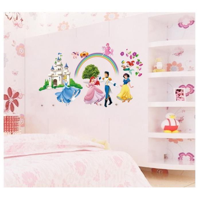 [HCM]DECAL DÁN TƯỜNG HOÀNG TỬ CÔNG CHÚA