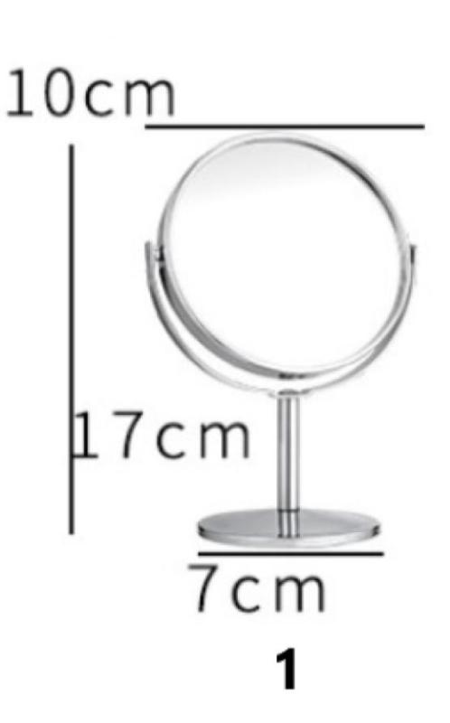 Gương soi để bàn/ gương trang điểm/gương mini phòng to gấp 3 lần - Hàng Nhật Bản Portable Mirrors Stand Magnifying Makeup Mirror Desk Stand Double- Sided Beauty Comestic Mirror Gifts For Lovers Wearable