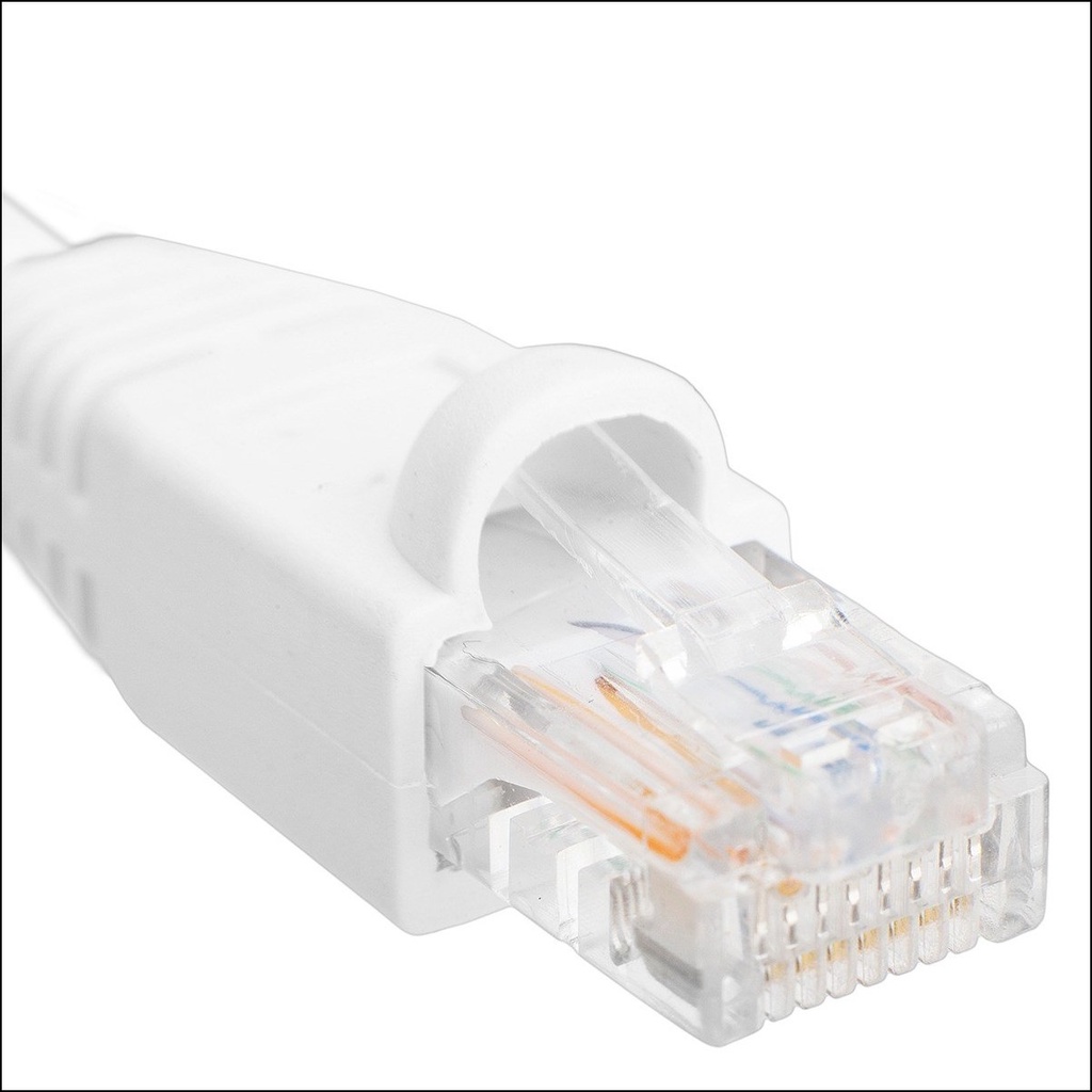 Dây mạng Cat6 (cáp lan) bấm sẵn 2 đầu - 5m - 50m - Trắng