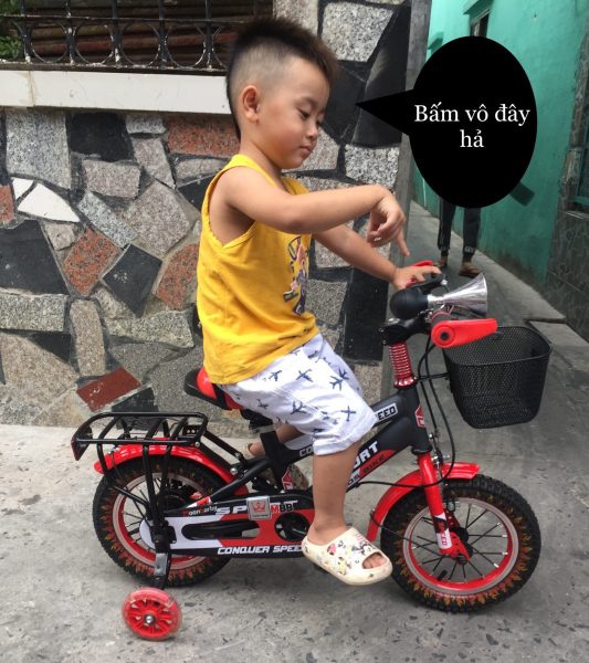 Mua Xe đạp trẻ em SPORT – 12 inch, cho bé 2-5 tuổi tặng kèm rổ xe