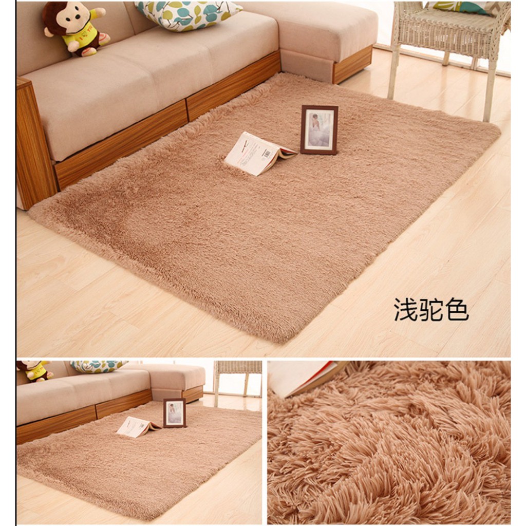 Thảm lông trải sàn sang trọng, hiện đại 1m2 x 1m6