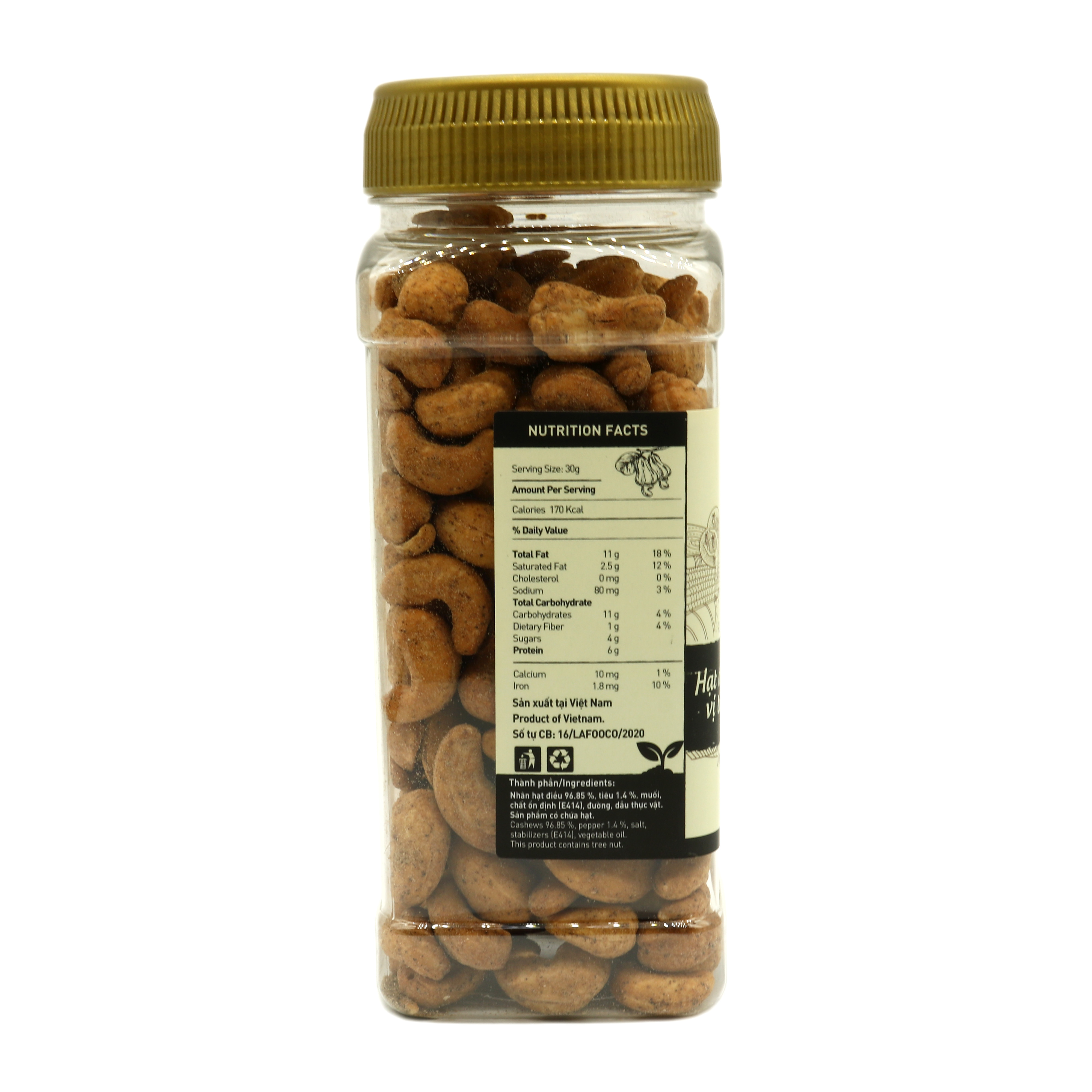 Hạt Điều Vị Tiêu LAFOCO 270g