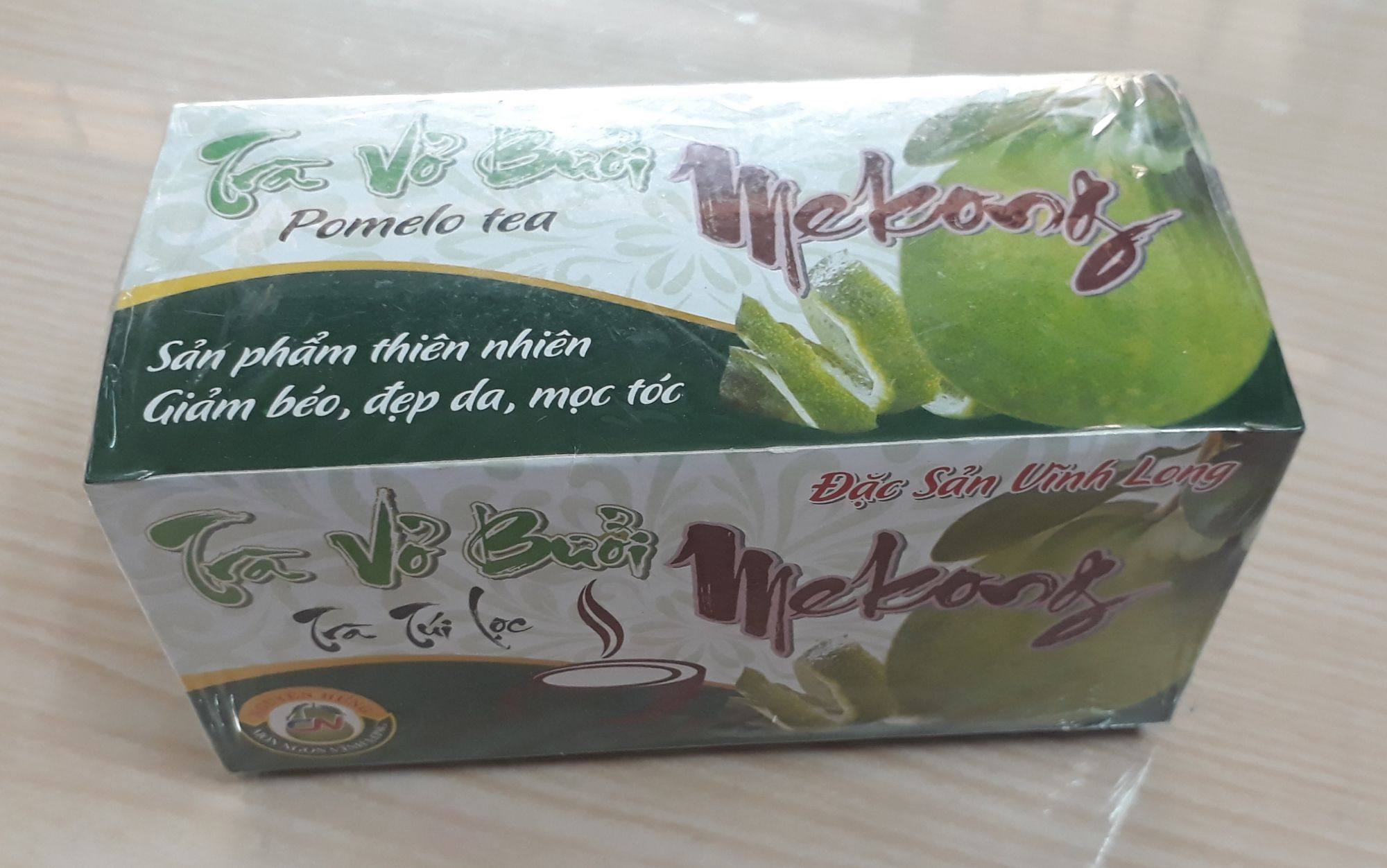 trà vỏ bưởi túi lọc Mekong 50gr