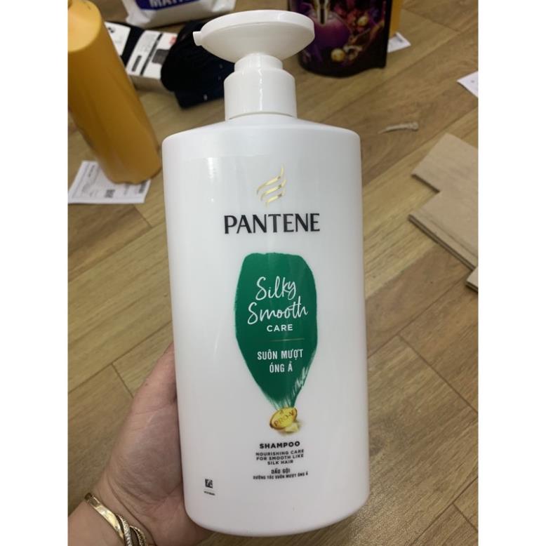 Dầu gội Pantene suôn mượt óng ả 650g