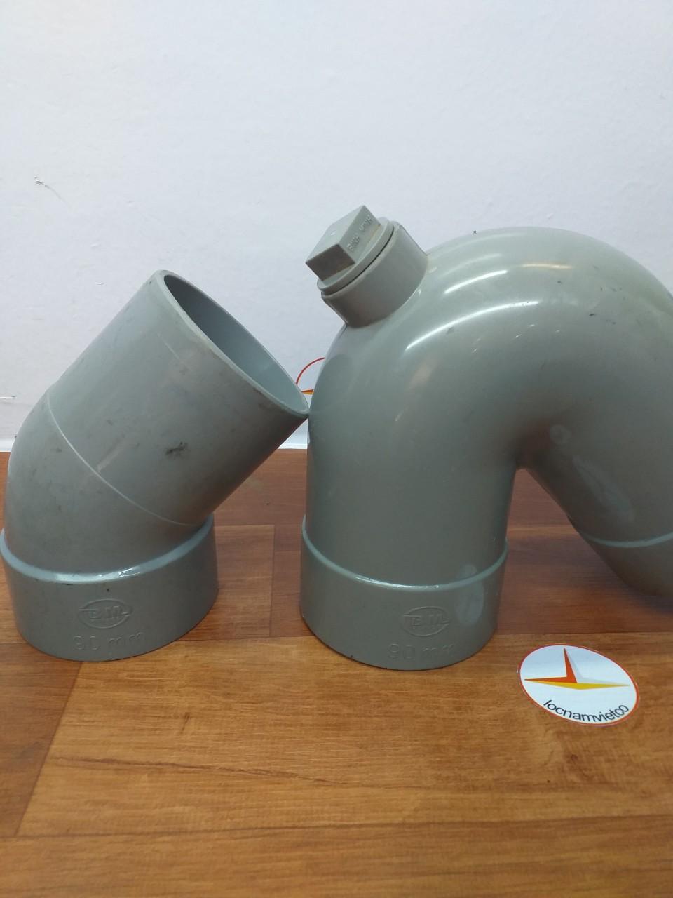 Con thỏ (xi phông) chống hôi 90 nhựa PVC Bình Minh