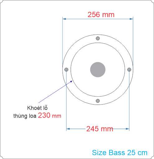 01 Pair - 25 cm Bass Speaker (Mega Bass Speaker 10 ")
