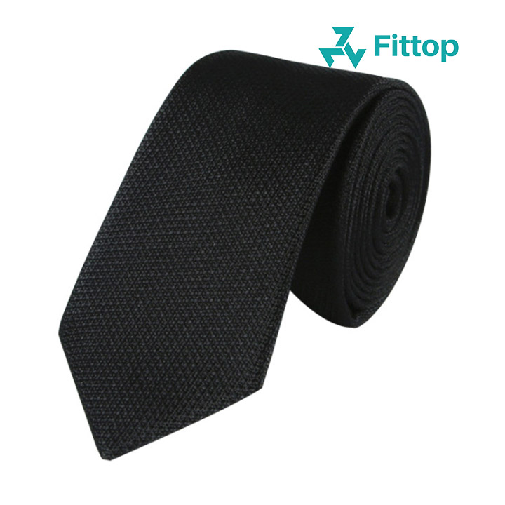 Cà Vạt Đen Bản Nhỏ Thanh Lịch Công Sở 7cm FITTOP CAVAT-120