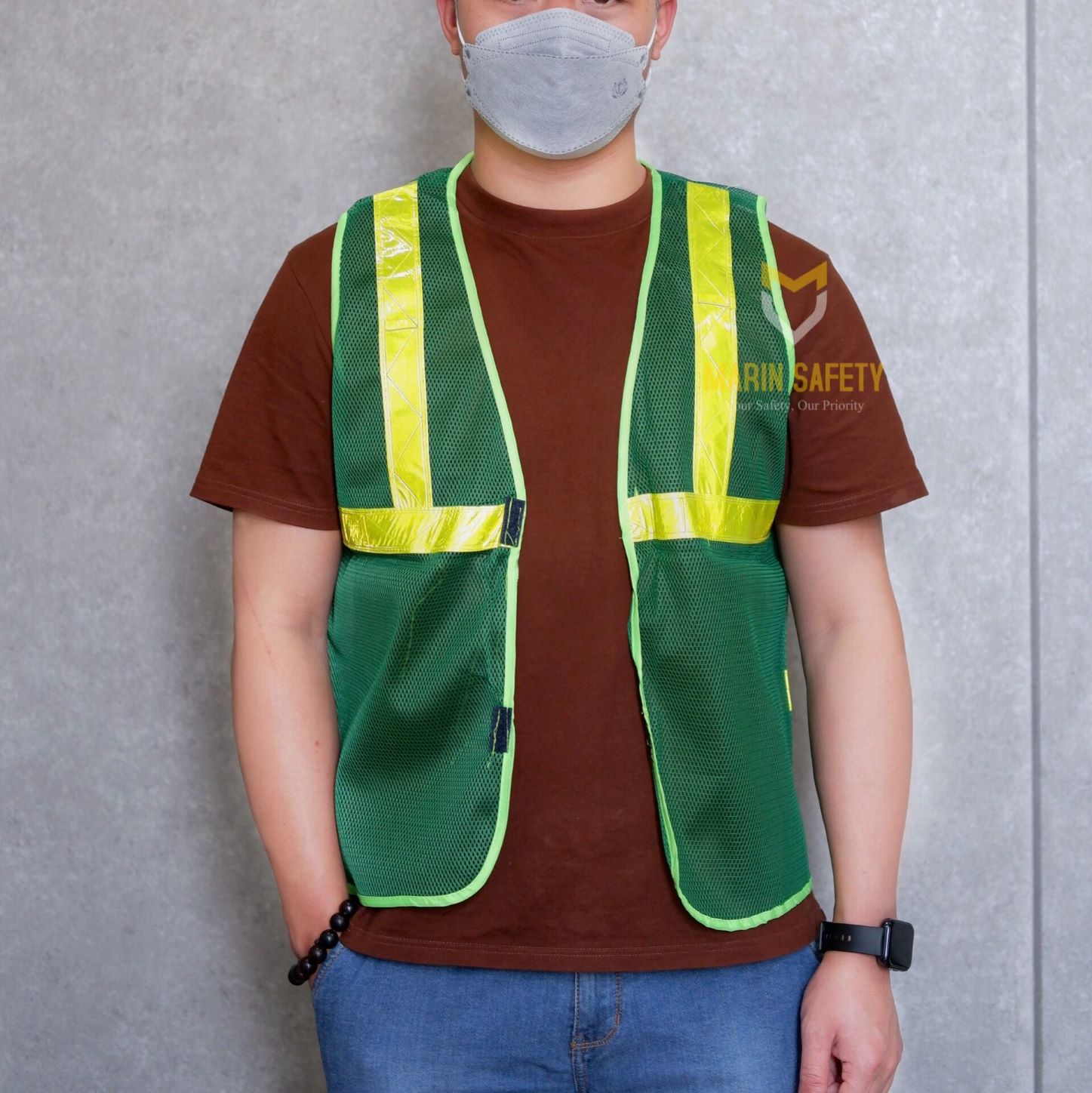 Áo gile phản quang lưới nhiều màu