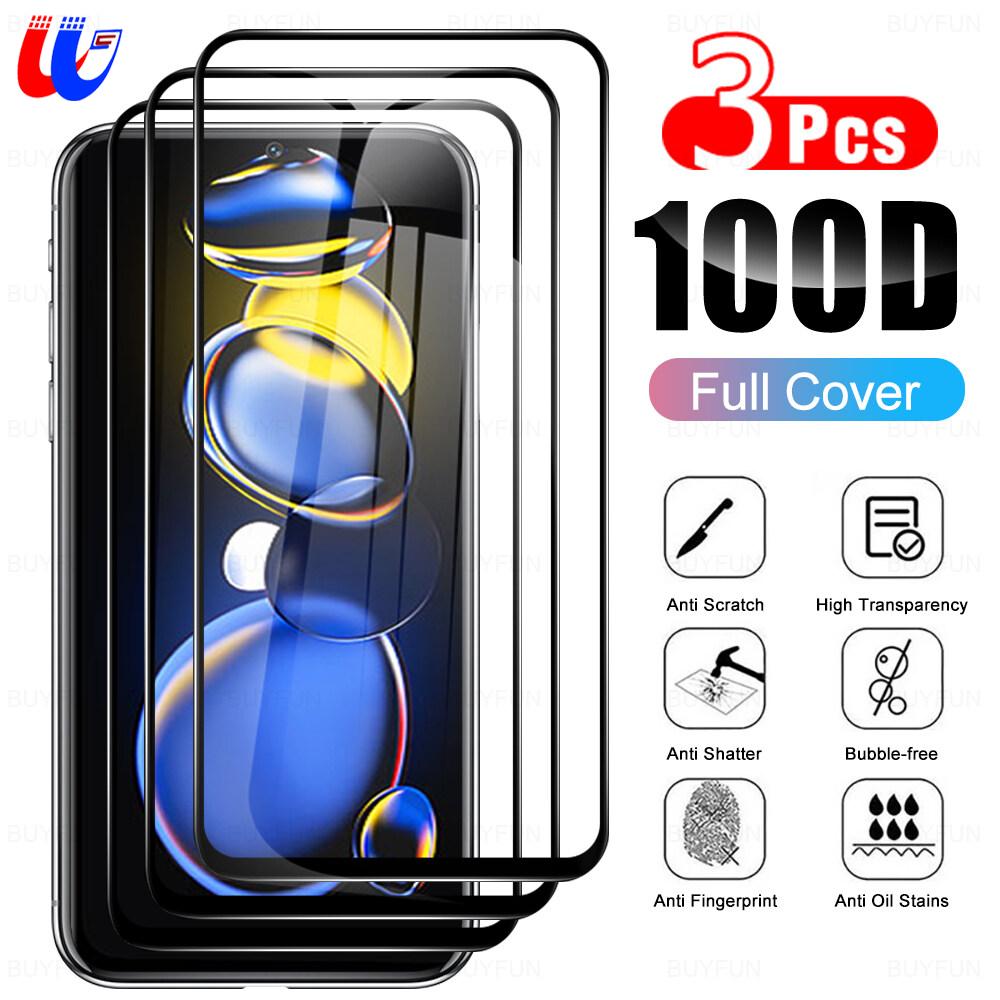 3PCS 100D Screen Protector Glass For Xiaomi Redmi Note 11T Pro plus 11 global Tempered Glass For Redmi Note 11S 11 Pro Plus 5G4G