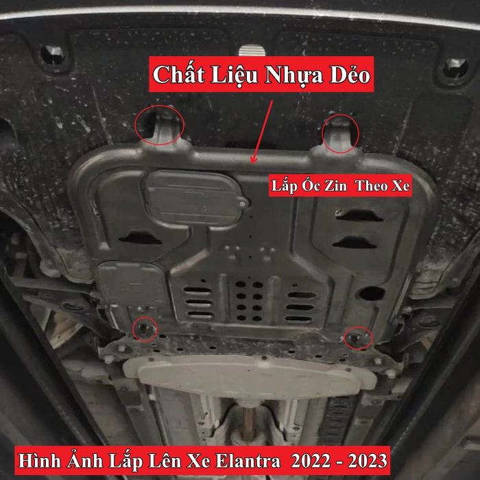 { Thép Chịu Lực } Ốp Gầm , Chắn Gầm Xe Hyunhdai Elantra Lắp Các Đời