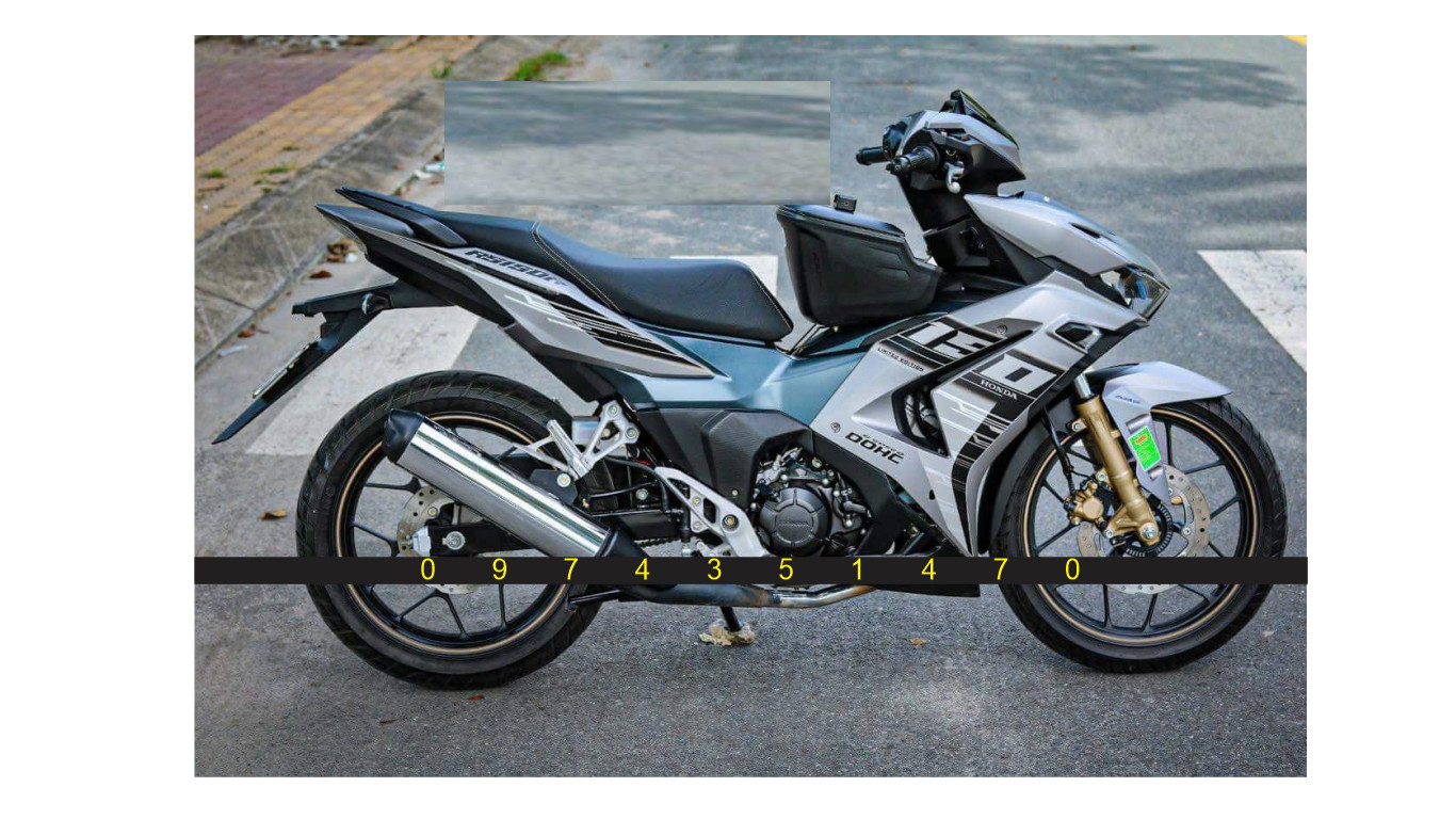 Tem winner x v3 rs trắng đen bạc