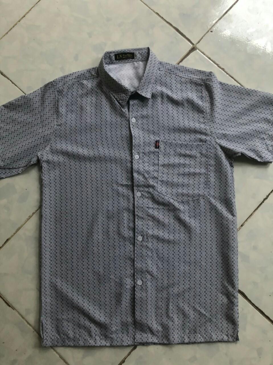 Áo Sơ Mi Bông Trung Niên Nam
