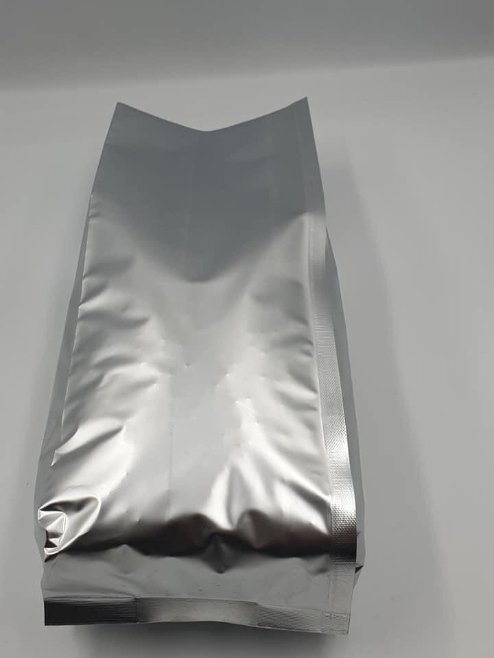 Túi 4 cạnh bạc, 2 biên bạc, đựng trà, cafe, bột...Link 1kg/size