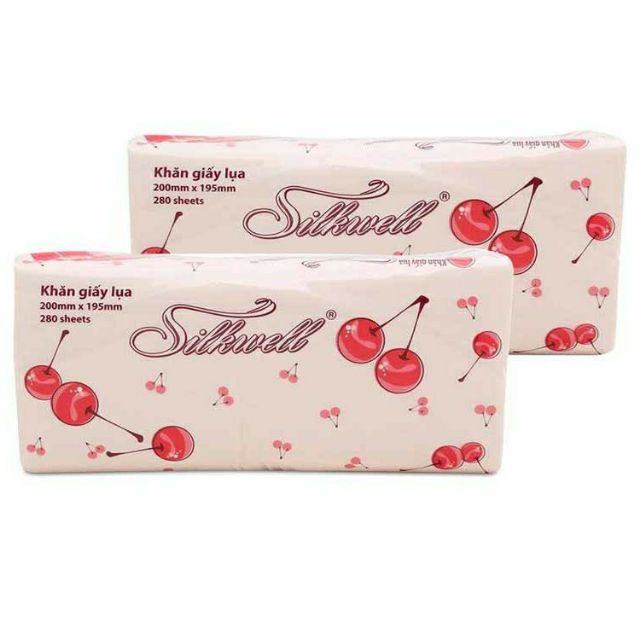 🌞 Sỉ 2 Gói Giấy Rút Lụa🌞Silkwell 280 Tờ ( Chính Hãng)