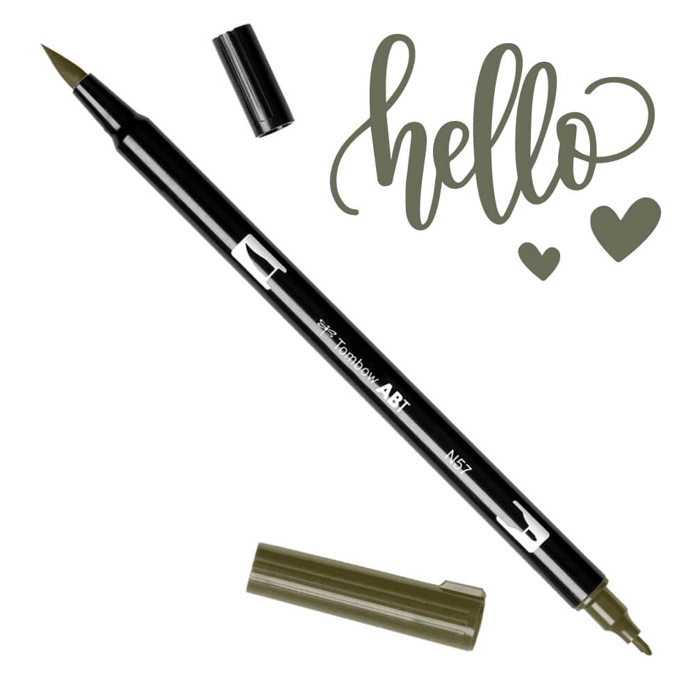 [HCM]TONE ĐEN XÁM - BÚT CỌ TOMBOW ABT DUAL BRUSH PENS