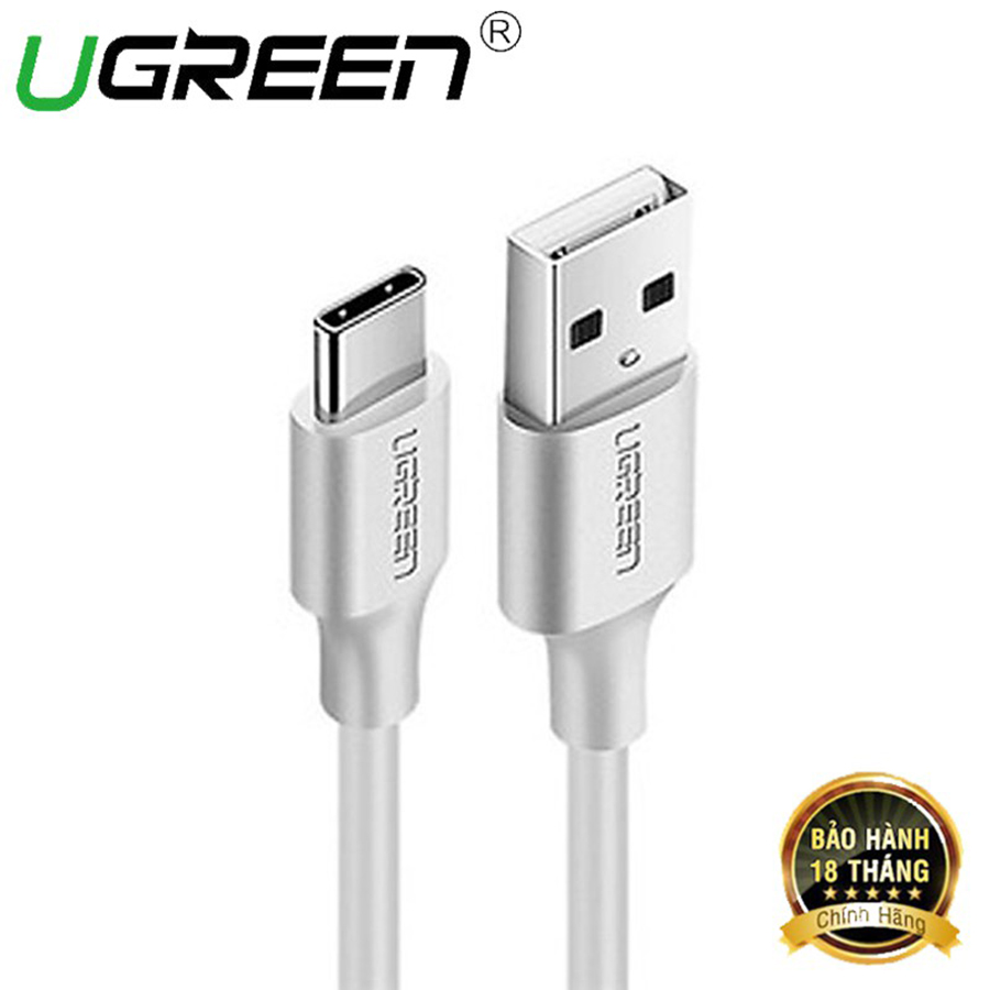 Cáp USB Type C sang USB 2.0 Ugreen 60121 dài 1m cao cấp - Hapustore