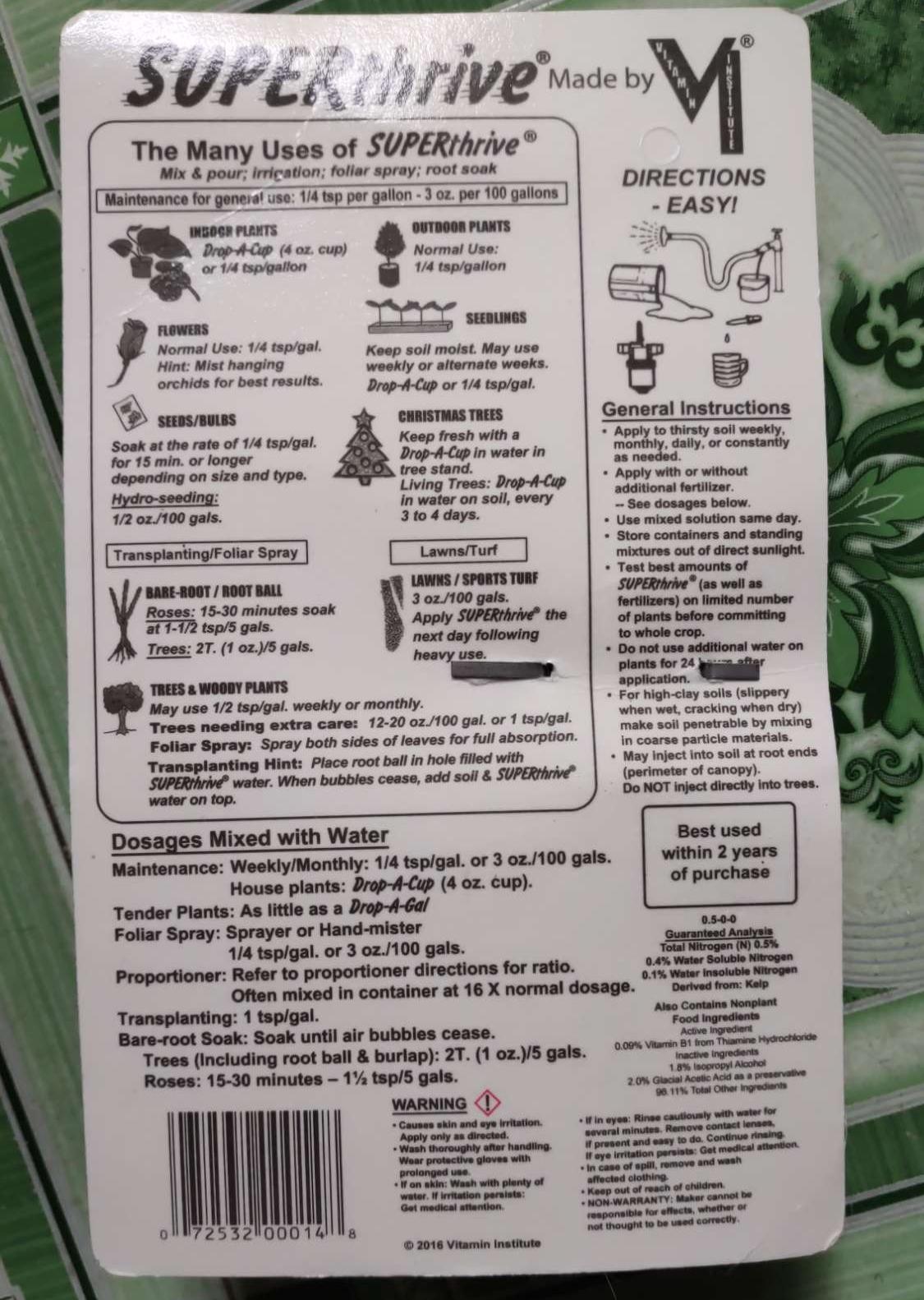 [HCM]Super thrive 120ml