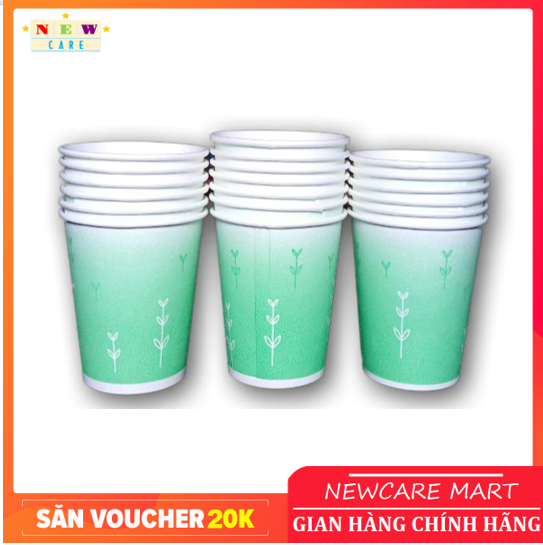 Combo 100 ly giấy hàn quốc 5oz 180ml nhiều màu