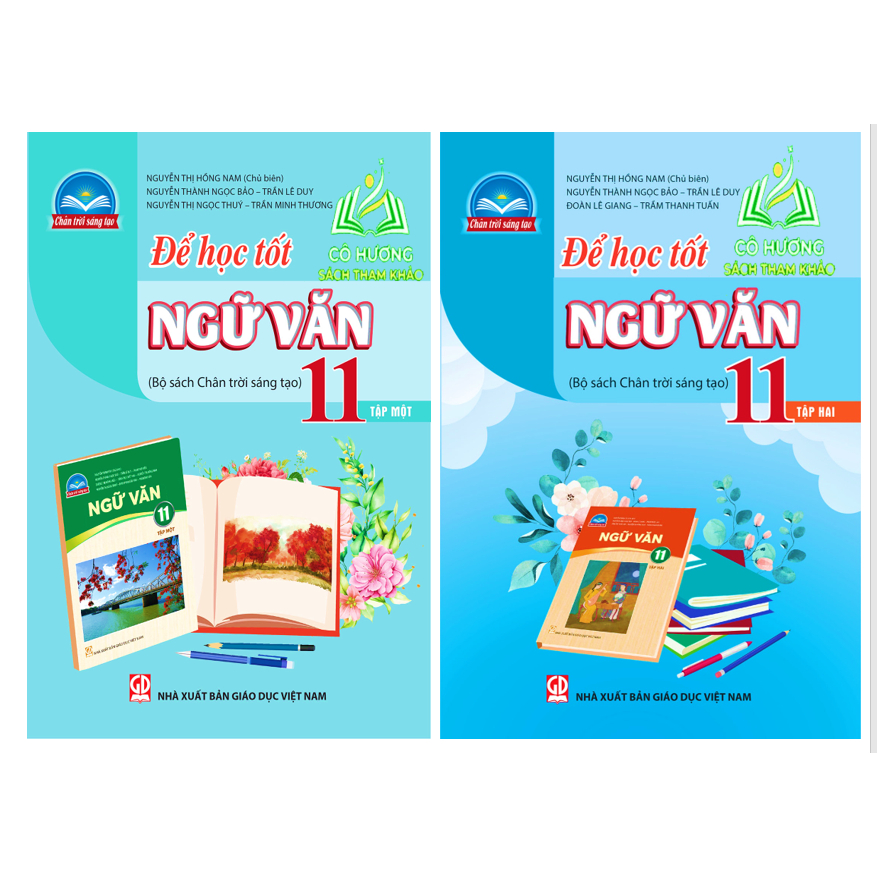 Sách - combo để học tốt ngữ văn 11 - tập 1 + 2 - 2023