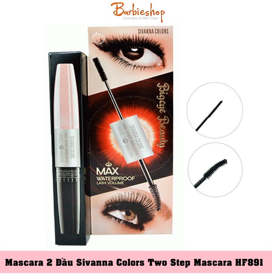 Mascara 2 Đầu Sivanna Colors Two Step Mascara HF891