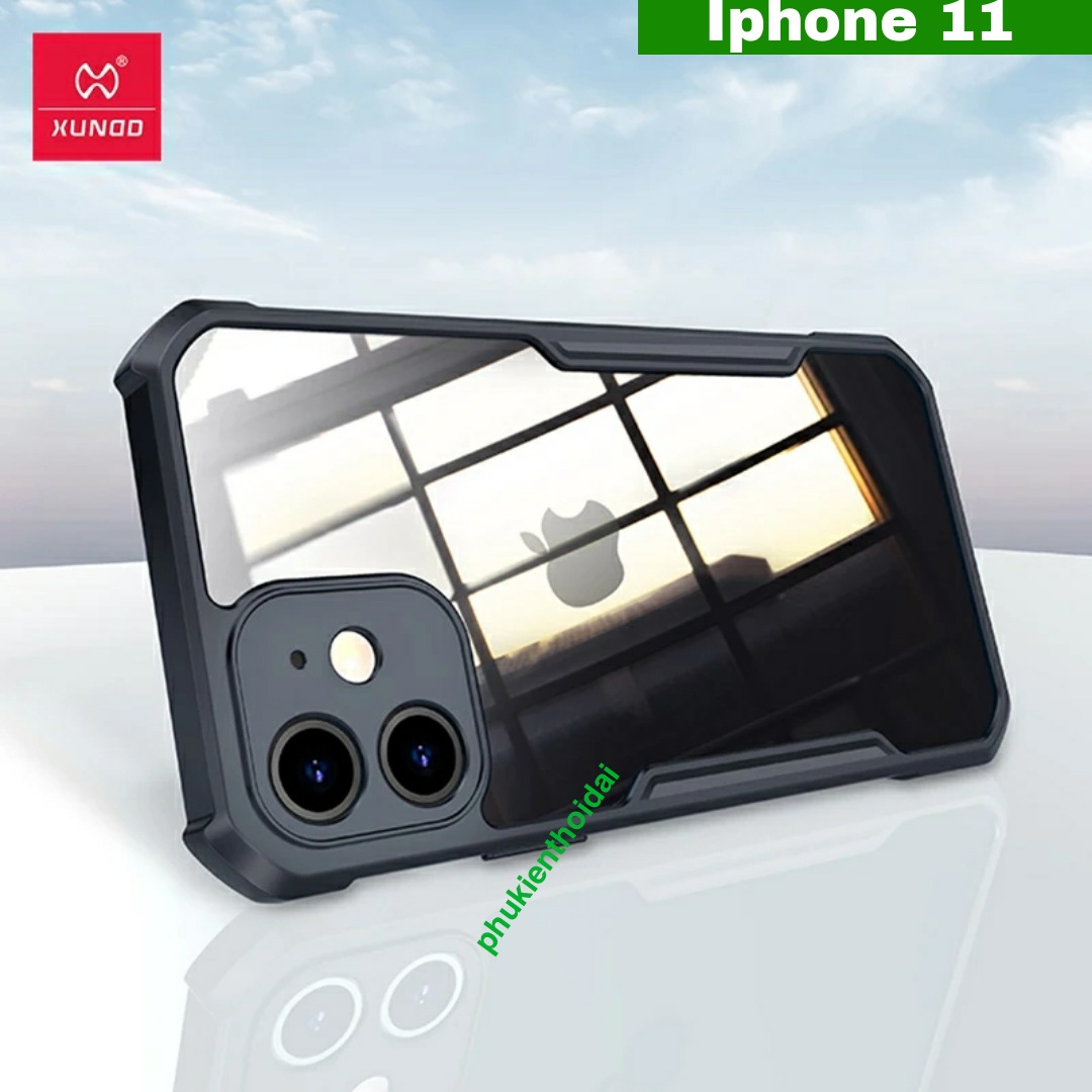 Ốp lưng iphone 11 hiệu xundd lưng trong viền màu chống sốc chống va đập mạnh siêu bền