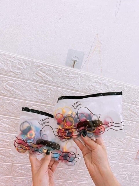 Túi  zip 20 cột tóc dễ thương cho bé