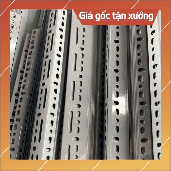Cây sắt V lỗ ( V3x5 ) lắp kệ đa năng - Cây dài từ 20cm đến 1m
