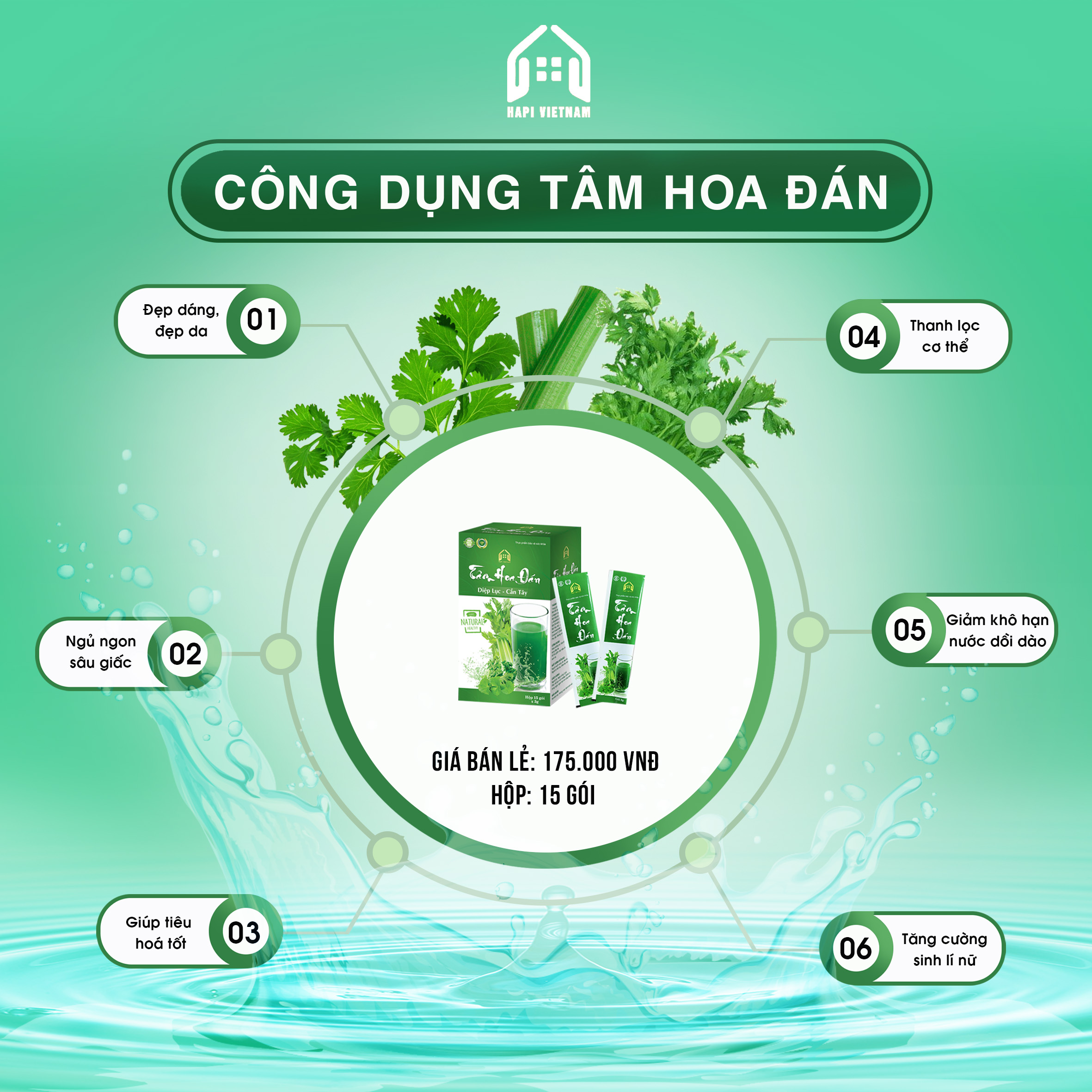 Tâm Hoa Đán - Diệp lục cần tây