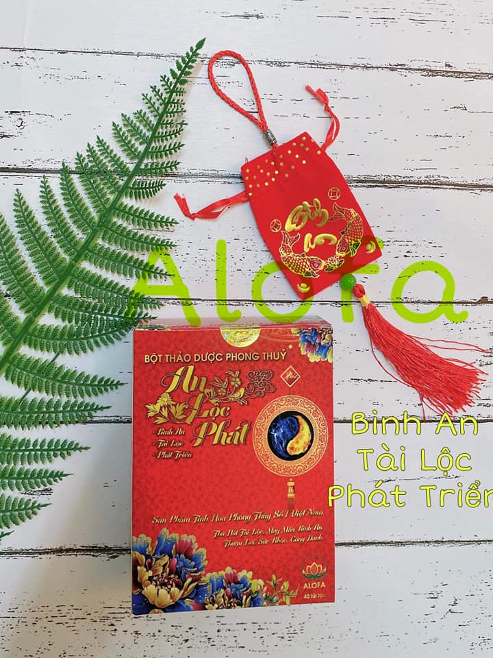 2 hộp BỘT PHONG THỦY Alofa loại mới