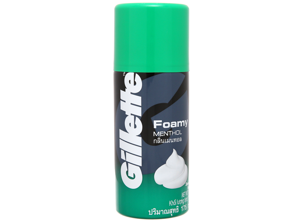 Bọt Cạo Râu Gillette Hương Bạc Hà 175g