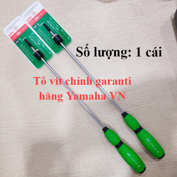 Tô vít 2 cạnh dài Nhật KTC - Dụng cụ chỉnh garanti (chỉnh chế ) xe máy D7SM-420 Made in Japan
