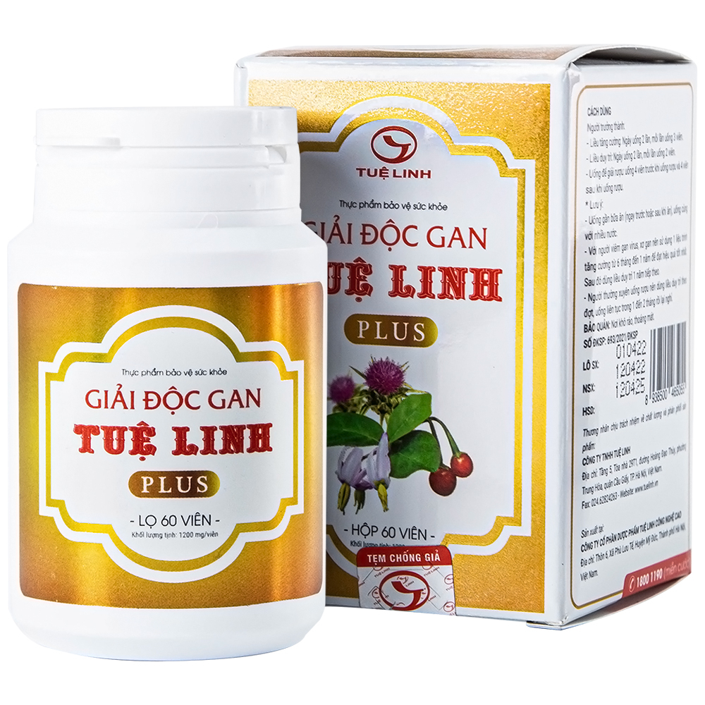 Giải độc gan tuệ linh - bảo vệ và tăng cường chức năng giải độc gan