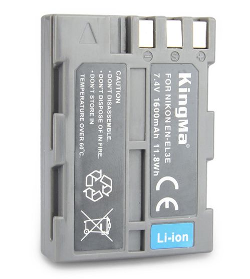 Pin, sạc kingma EN-EL3e cho máy ảnh Nikon