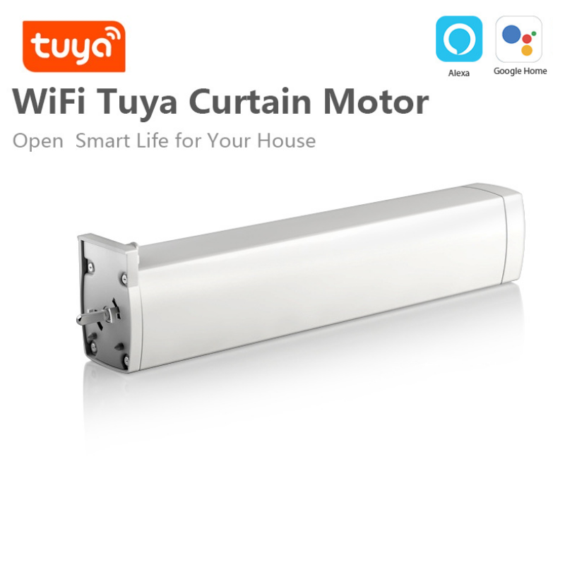 Động cơ rèm Tuya Wifi /Zigbee Hỗ trợ Google/Alexa - hỗ trợ remote RF