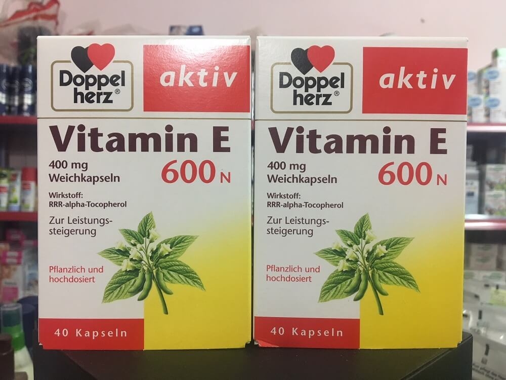 Vitamin E 600 hộp 40 viên của Đức