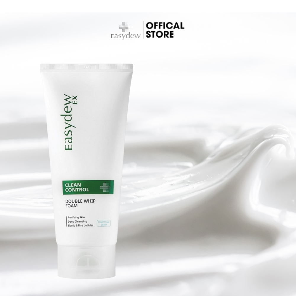 [MALL]  Sữa Rửa Mặt Phục Hồi Dành Cho Da Mụn Easydew Clean Control Double Whip Foam 150ml